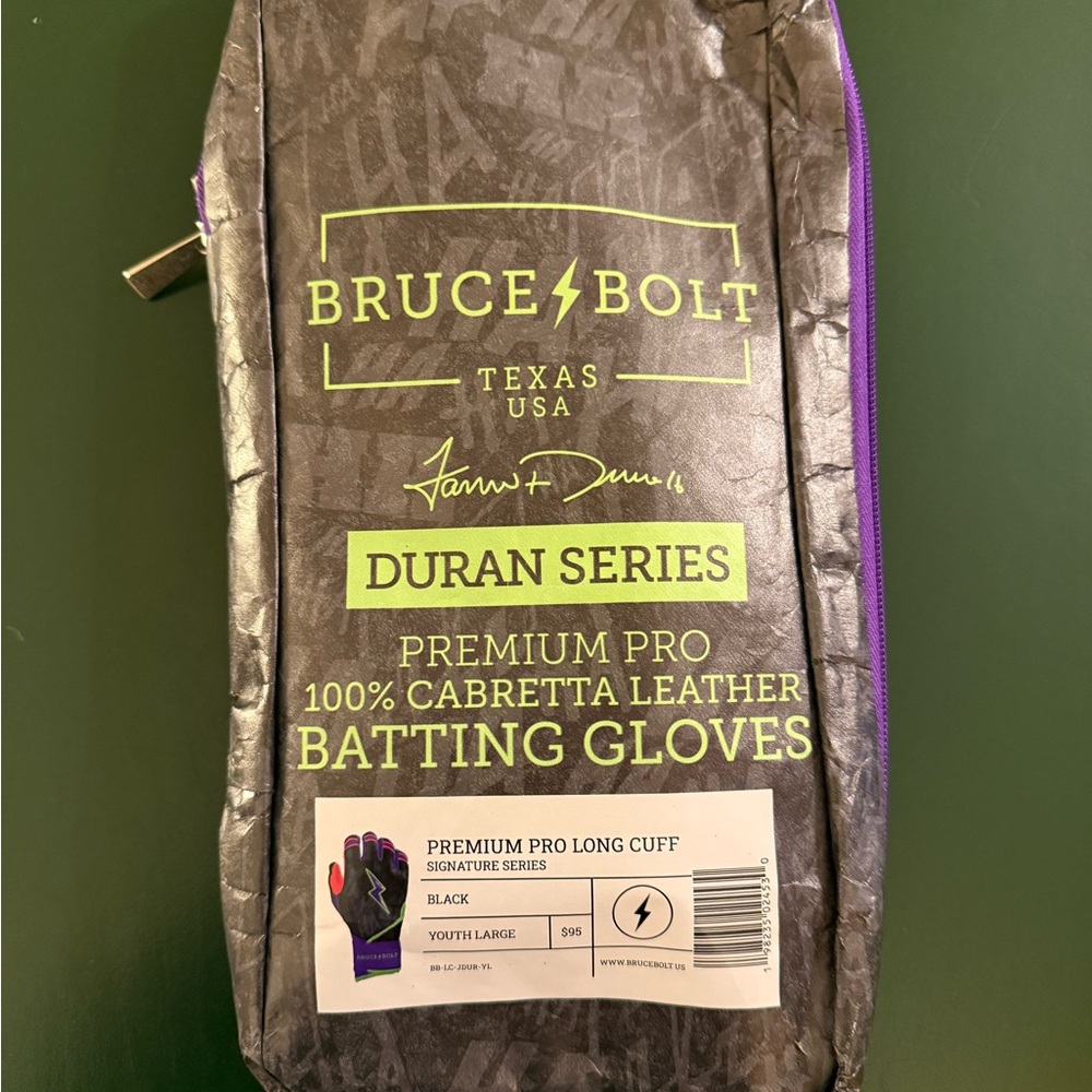 Bruce Bolt Premium Pro Long Cuff Duran Series - Youth Large - new - Picture 2 of 5